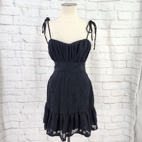 Speechless Dresses & Skirts - Y2K Speechless Babydoll Dress Cottage Coquette Dainty Romantic Size Medium Black